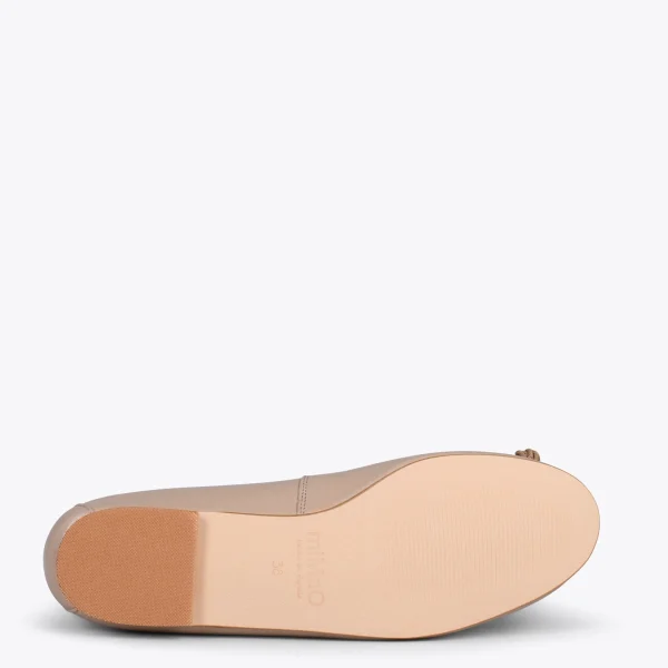 MiMaO ShopOnline BALLET – Ballerines Pour Femme TAUPE 6