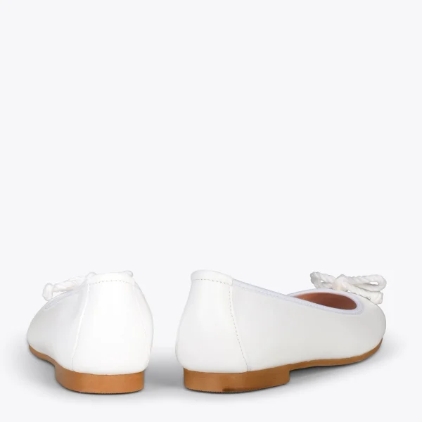MiMaO ShopOnline BALLET –Ballerines Pour Femme BLANC 4