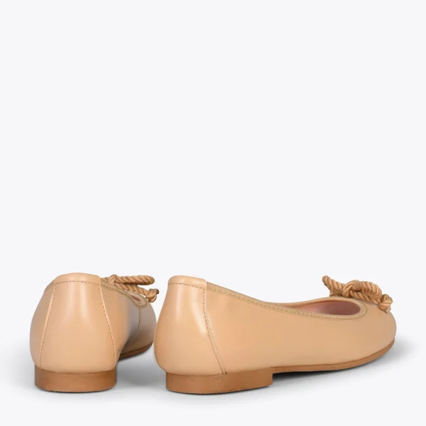 MiMaO ShopOnline BALLET – Ballerines Pour Femme SABLE 4