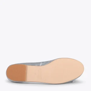 MiMaO ShopOnline BALLET – Ballerines Pour Femme ARGENTÉ 17