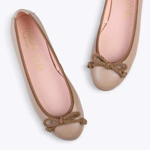 MiMaO ShopOnline BALLET – Ballerines Pour Femme TAUPE 3