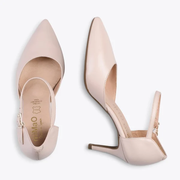 MiMaO ShopOnline DONNA – Chaussures De Soirée Confortables à Talon NUDE 3