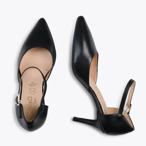 MiMaO ShopOnline DONNA – Chaussures De Soirée Confortables à Talon NOIR 3