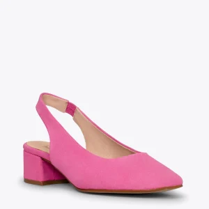 MiMaO ShopOnline URBAN LADY – Escarpins à Talon Moyen à Bride Arrière FUCHSIA 15