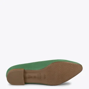 MiMaO ShopOnline MARIE – Chaussures à Talon Bas Et Bout Fin VERT 17