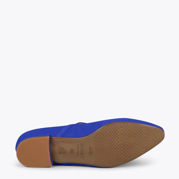 MiMaO ShopOnline BABIES – Ballerines à Bracelet BLEU ROI 6