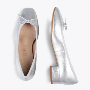 MiMaO ShopOnline OPÉRA – Ballerines à Talon ARGENTÉ 11