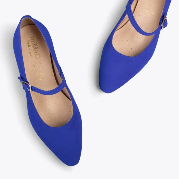 MiMaO ShopOnline BABIES – Ballerines à Bracelet BLEU ROI 3