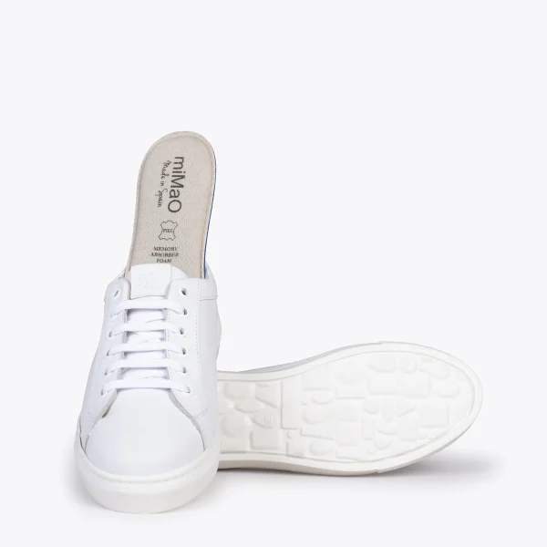 MiMaO ShopOnline SNEAKER – Baskets Casual Pour Femme BLANC 6