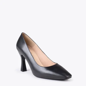 MiMaO ShopOnline URBAN GLAM CARRÉ – Chaussures à Talon évasé NOIR 15
