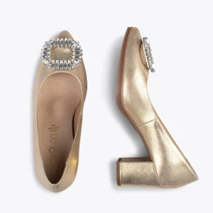 MiMaO ShopOnline URBAN S BIJOU – Chaussures à Talon Strass DORÉ 11