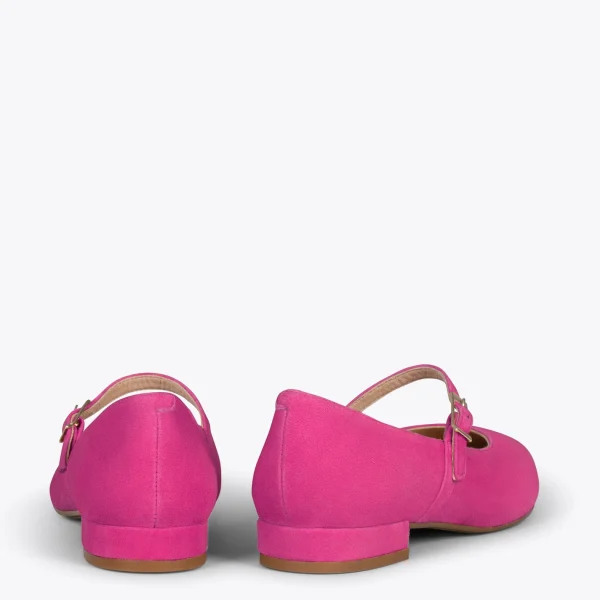 MiMaO ShopOnline BABIES – Ballerines à Bracelet FUCHSIA 4