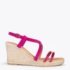 MiMaO ShopOnline MORAIRA – Espadrilles à Talon Compensé FUCHSIA 20