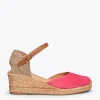 MiMaO ShopOnline ALTEA – Espadrilles à Talon Moyen FUCHSIA 22