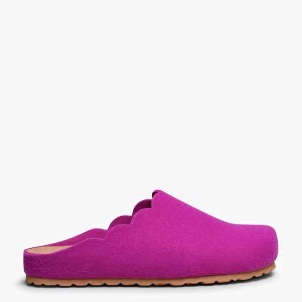 MiMaO ShopOnline SWEET HOME – Pantoufles Pour Femme FUCHSIA 1