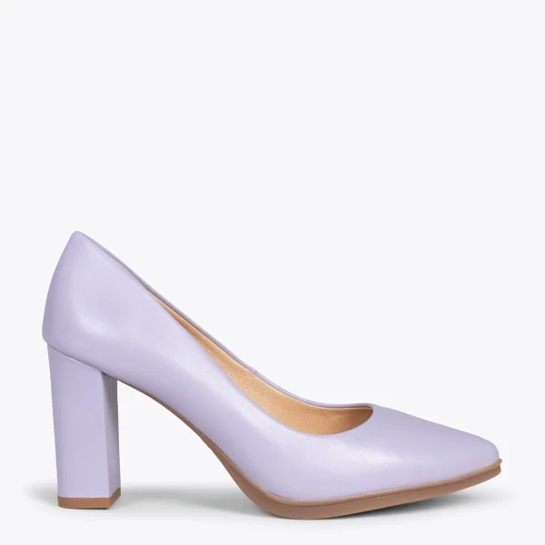 MiMaO ShopOnline URBAN SOIRÉE – Chaussures à Talon Haut En Cuir Nappa LILA 1