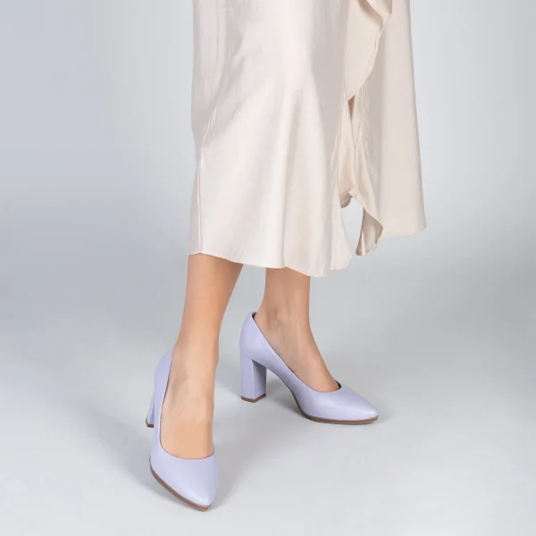 MiMaO ShopOnline URBAN SOIRÉE – Chaussures à Talon Haut En Cuir Nappa LILA 7
