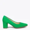 MiMaO ShopOnline URBAN S – Chaussures à Talon Moyen En Daim VERT 20