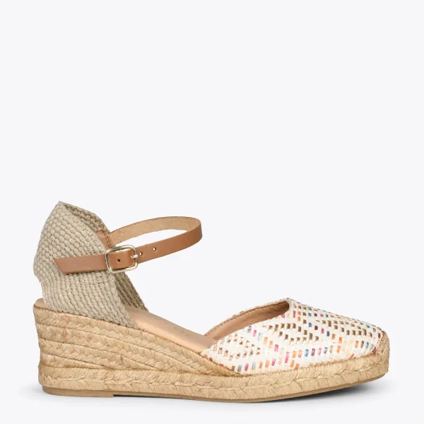 MiMaO ShopOnline JAVEA – Espadrilles Compensées En Raphia OS 1