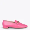 MiMaO ShopOnline CHAIN – Mocassins En Cuir Pour Femme FUCHSIA 23