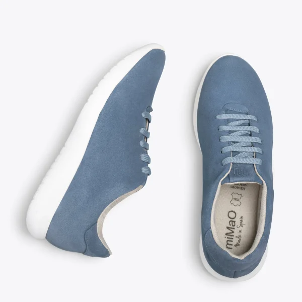 MiMaO ShopOnline WALK – Baskets Confortables Pour Femme JEANS 3
