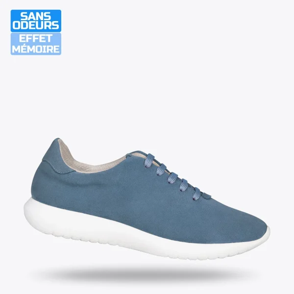 MiMaO ShopOnline WALK – Baskets Confortables Pour Femme JEANS 1