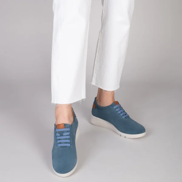 MiMaO ShopOnline FLY – Chaussures Décontractées à Talon Compensé JEANS 7