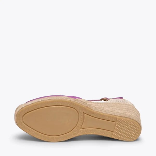 MiMaO ShopOnline NERJA – Espadrilles à Talon Haut VIOLET 6