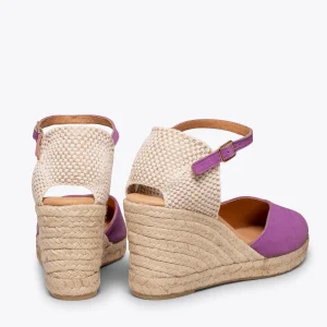 MiMaO ShopOnline NERJA – Espadrilles à Talon Haut VIOLET 12
