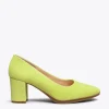 MiMaO ShopOnline URBAN S – Chaussures à Talon Moyen En Daim LIME 20