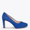 MiMaO ShopOnline PLATEFORME – Escarpins à Talon Haut Et Plateforme BLEU ROI 23