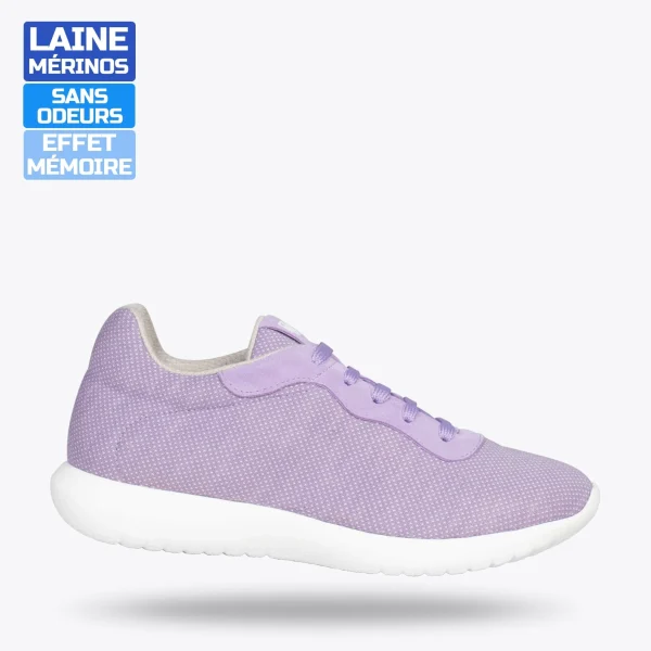 MiMaO ShopOnline YOGA – Baskets En Laine Mérinos LILA 1