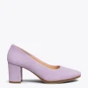 MiMaO ShopOnline URBAN S – Chaussures à Talon Moyen En Daim MAUVE 23