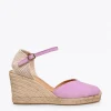 MiMaO ShopOnline NERJA – Espadrilles à Talon Haut MAUVE 25