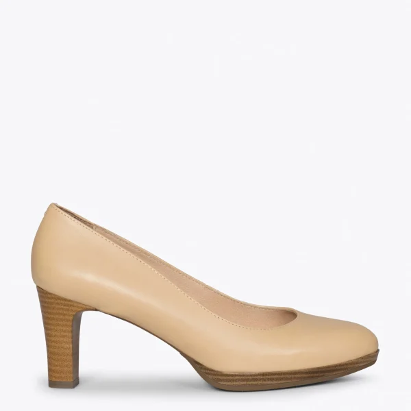 MiMaO ShopOnline VOL – Chaussures BEIGE à Talon Et Plateforme 1