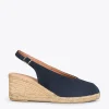 MiMaO ShopOnline MOJACAR – Espadrilles Compensées à Bride Arrière BLEU MARINE 20