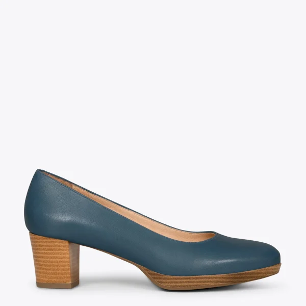 MiMaO ShopOnline VOL S – Chaussures à Talon Et Plateforme BLEU MARINE 1