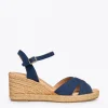 MiMaO ShopOnline CALPE – Espadrilles Artisanales à Lanières Et Boucle BLEU MARINE 22