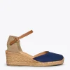 MiMaO ShopOnline ALTEA – Espadrilles à Talon Moyen BLEU MARINE 20