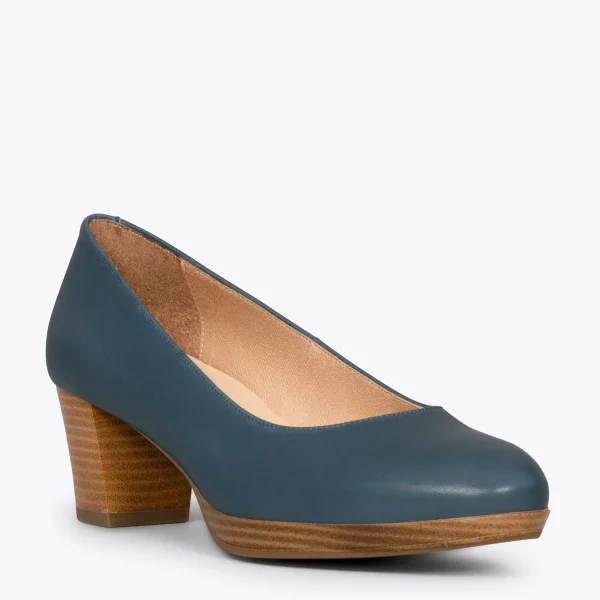 MiMaO ShopOnline VOL S – Chaussures à Talon Et Plateforme BLEU MARINE 5