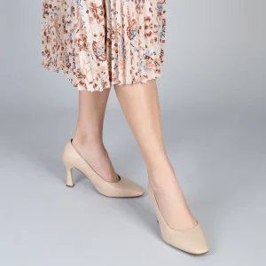 MiMaO ShopOnline URBAN GLAM CARRÉ – Chaussures à Talon évasé BEIGE 19