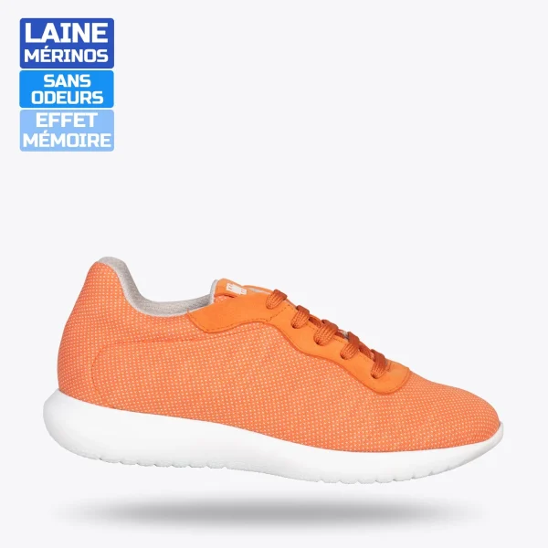 MiMaO ShopOnline YOGA – Baskets En Laine Mérinos ORANGE 1