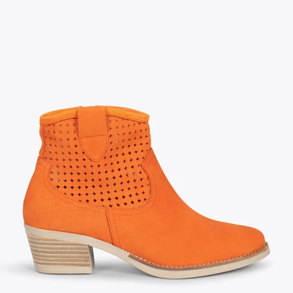 MiMaO ShopOnline HOUSTON –Bottines Western ORANGE 1