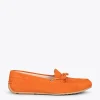 MiMaO ShopOnline BOUCLE – Mocassins Pour Femme à Semelle Amovible ORANGE 23
