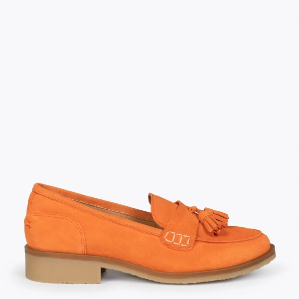 MiMaO ShopOnline CASTELLANO – Mocassins à Glands ORANGE 1