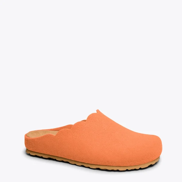 MiMaO ShopOnline SWEET HOME – Pantoufles Pour Femme ORANGE 5