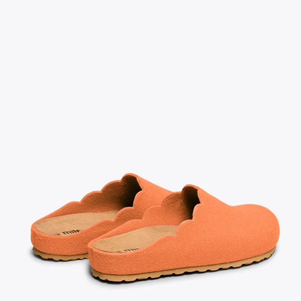 MiMaO ShopOnline SWEET HOME – Pantoufles Pour Femme ORANGE 4