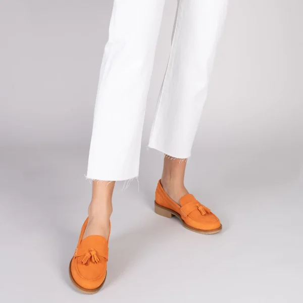 MiMaO ShopOnline CASTELLANO – Mocassins à Glands ORANGE 7