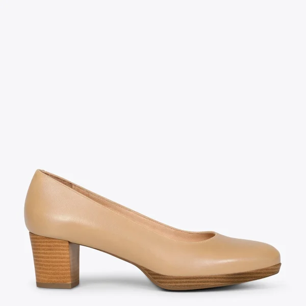 MiMaO ShopOnline VOL S – Chaussures à Talon Et Plateforme BEIGE 1