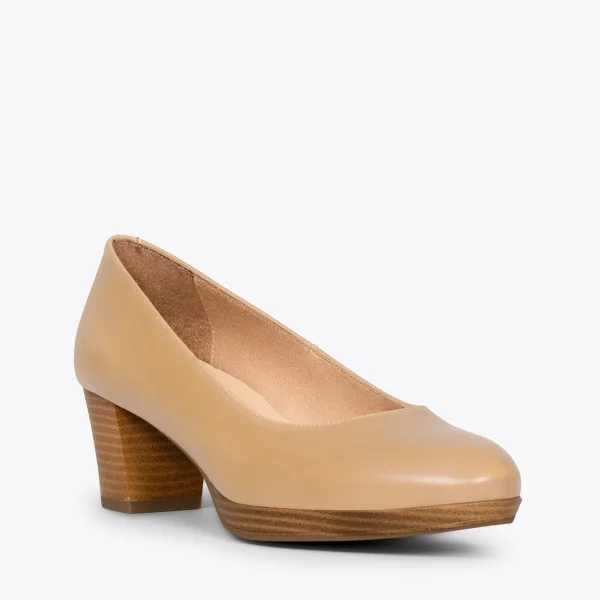 MiMaO ShopOnline VOL S – Chaussures à Talon Et Plateforme BEIGE 5